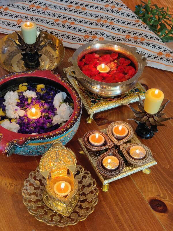 One look at Thenmozhi's home will transport you to India! With greenery and temple elements, this South Indian Home in USA glows with abundance and piety.