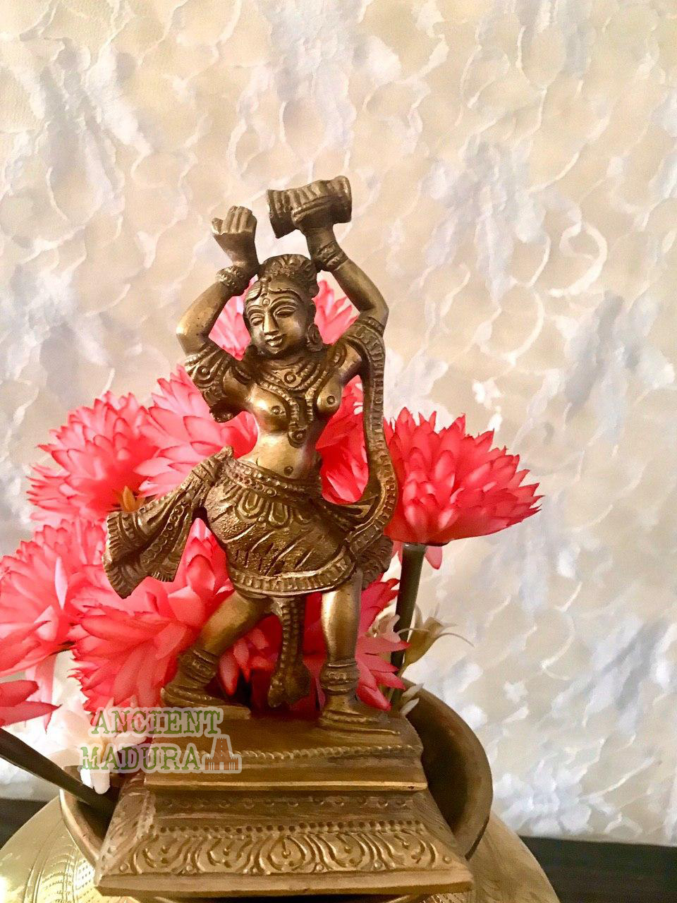 Brass Dancing lady