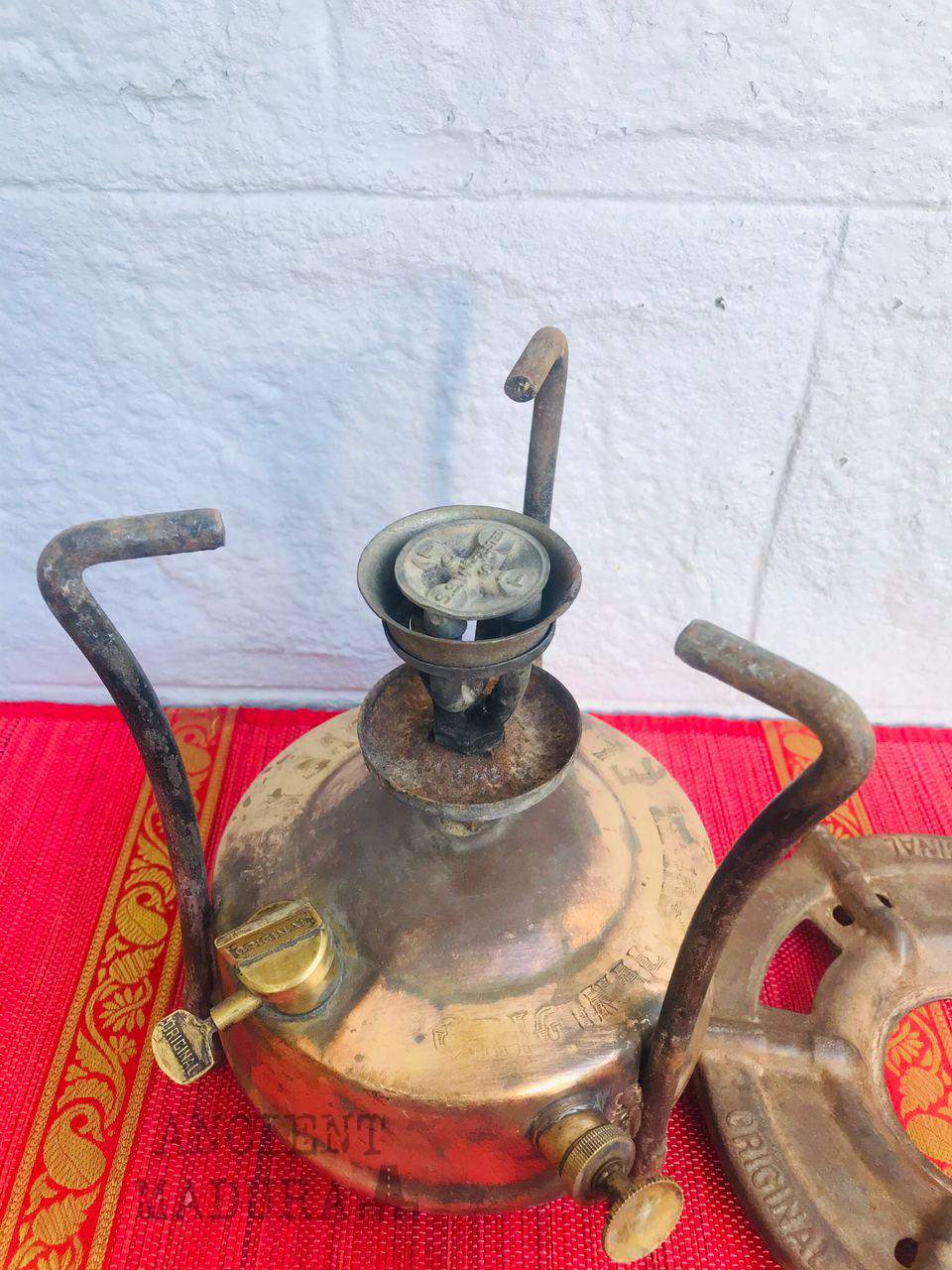 Original Brass Pump Pressure Stove - Ancient Madurai