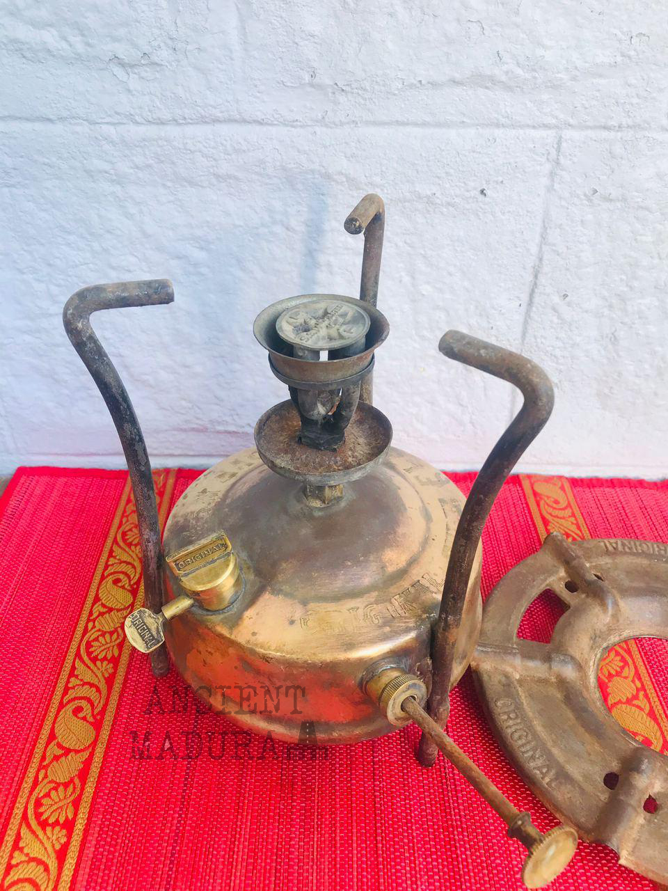 Original Brass Pump Pressure Stove - Ancient Madurai