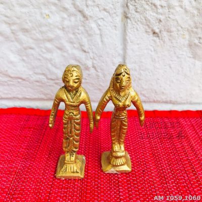 Brass Marapachi King and queen statue