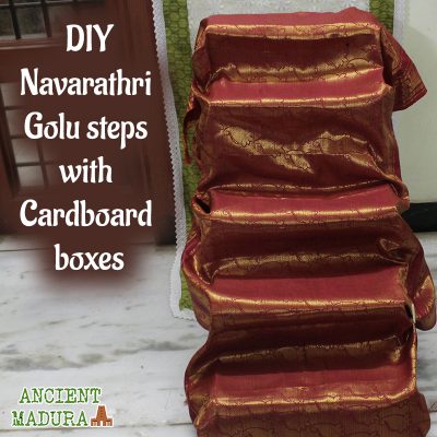 DIY Golu Padi or doll display stand for Navarathri festival