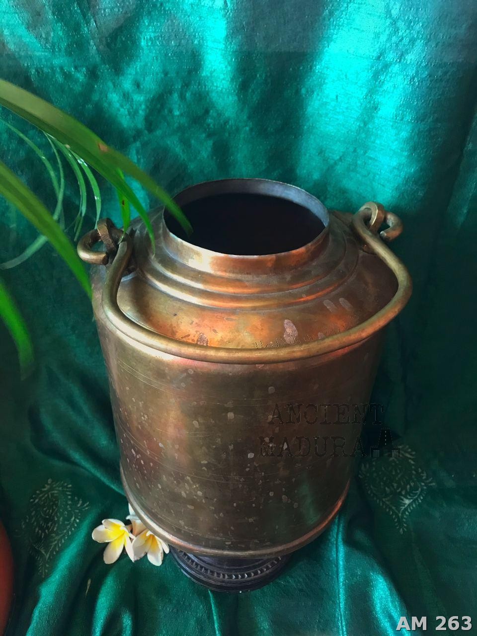 Big vintage brass Milk Can