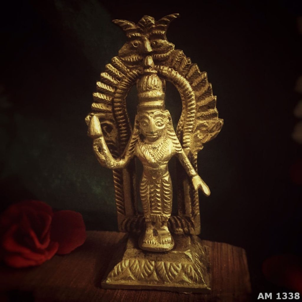 Brass Goddess Meenakshi Ancient Madurai