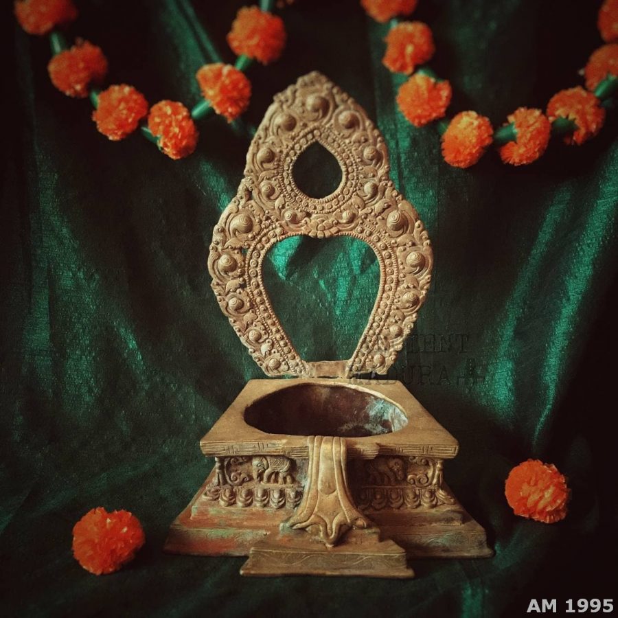 Bronze Pooja Maadam with Prabhavalli Ancient Madurai