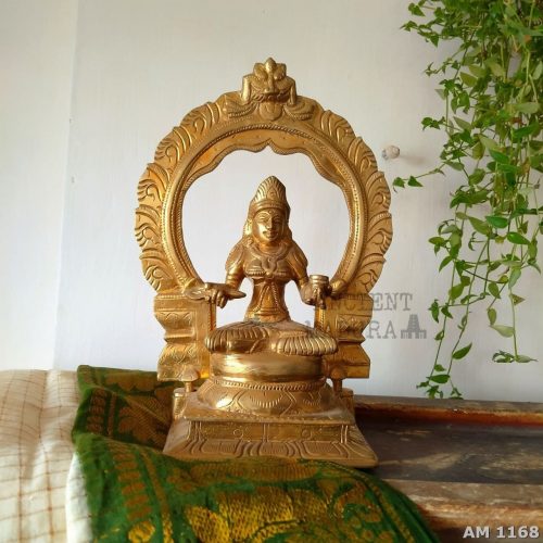 Brass Goddess Annapoorani Statue
