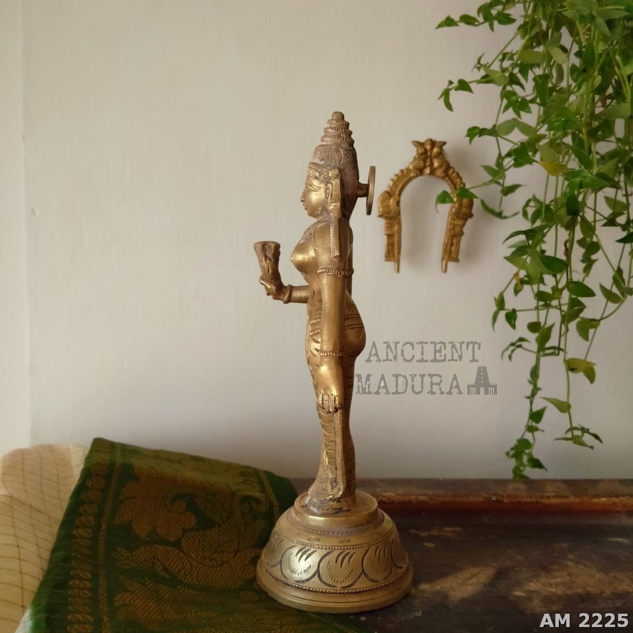 Bronze Goddess Bhudevi Statue