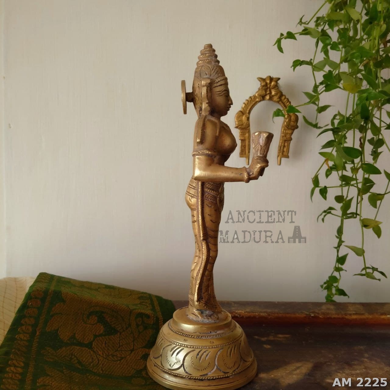 Bronze Goddess Bhudevi Statue