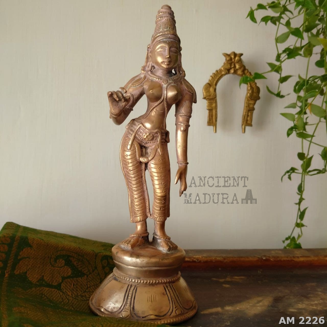 Bronze Goddess Bhudevi Statue