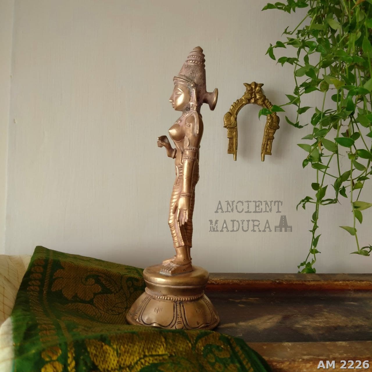Bronze Goddess Bhudevi Statue