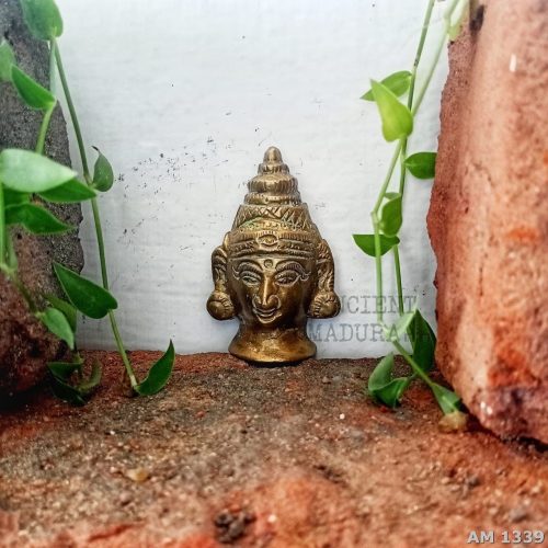 Bronze Devi Face for Pooja