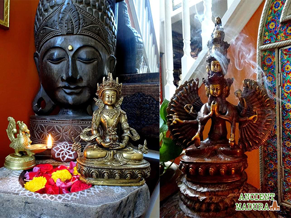 Viji Sankaran buddha figurine collection
