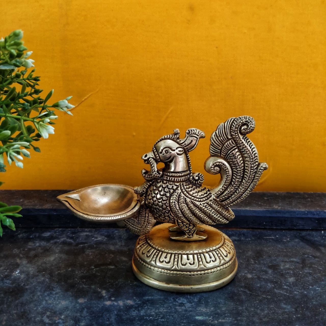 Brass Annapakshi Lamp