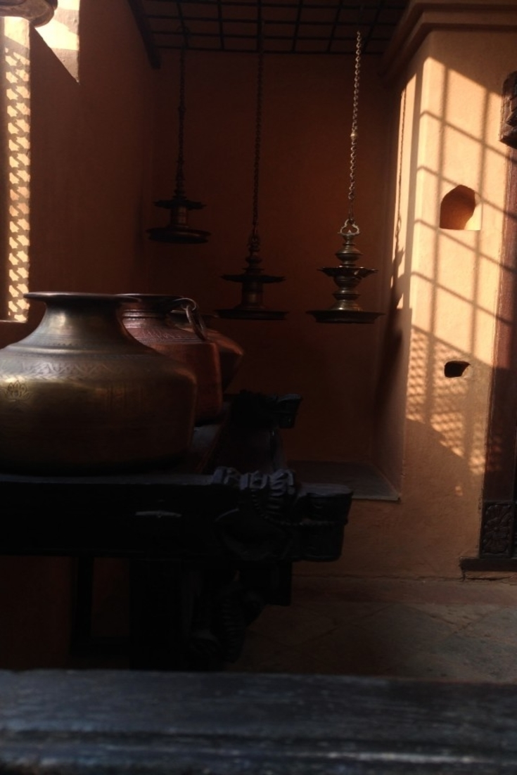 Vignette of a traditional kitchen set up