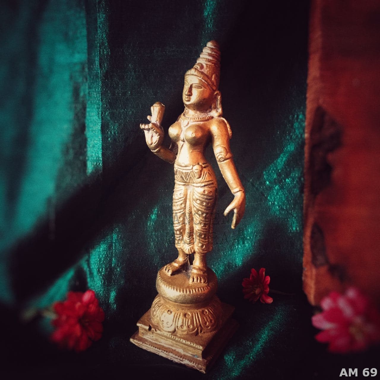 Bronze Statue of Goddess Bhudevi