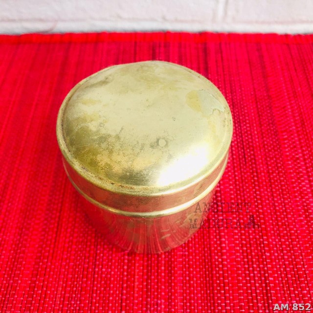 German Silver with lid for storage
