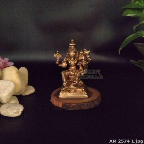 Brass Lord Varaha with lakshmi Statue - Avatar of Lord Vishnu