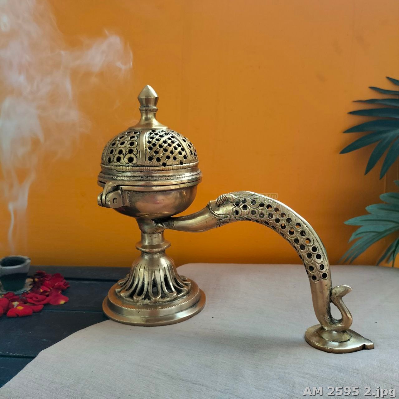 Brass Loban Lamp/ Sambrani Fumigator /Dhoop Burner