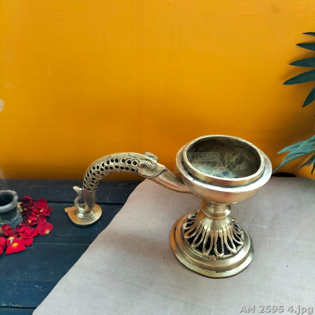 Brass Loban Lamp/ Sambrani Fumigator /Dhoop Burner
