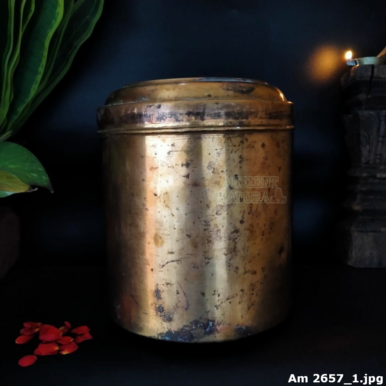 Brass Box with lid for storage