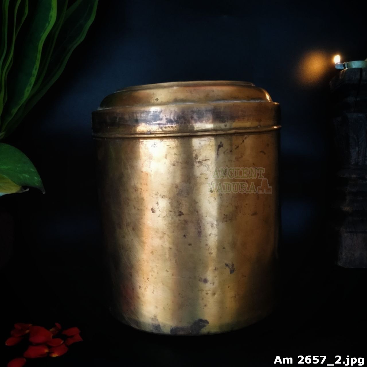 Brass Box with lid for storage