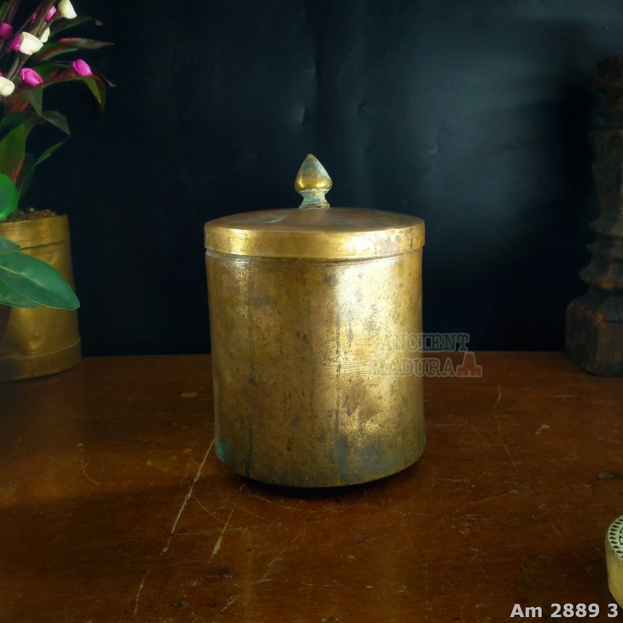 Brass Box with lid for storage