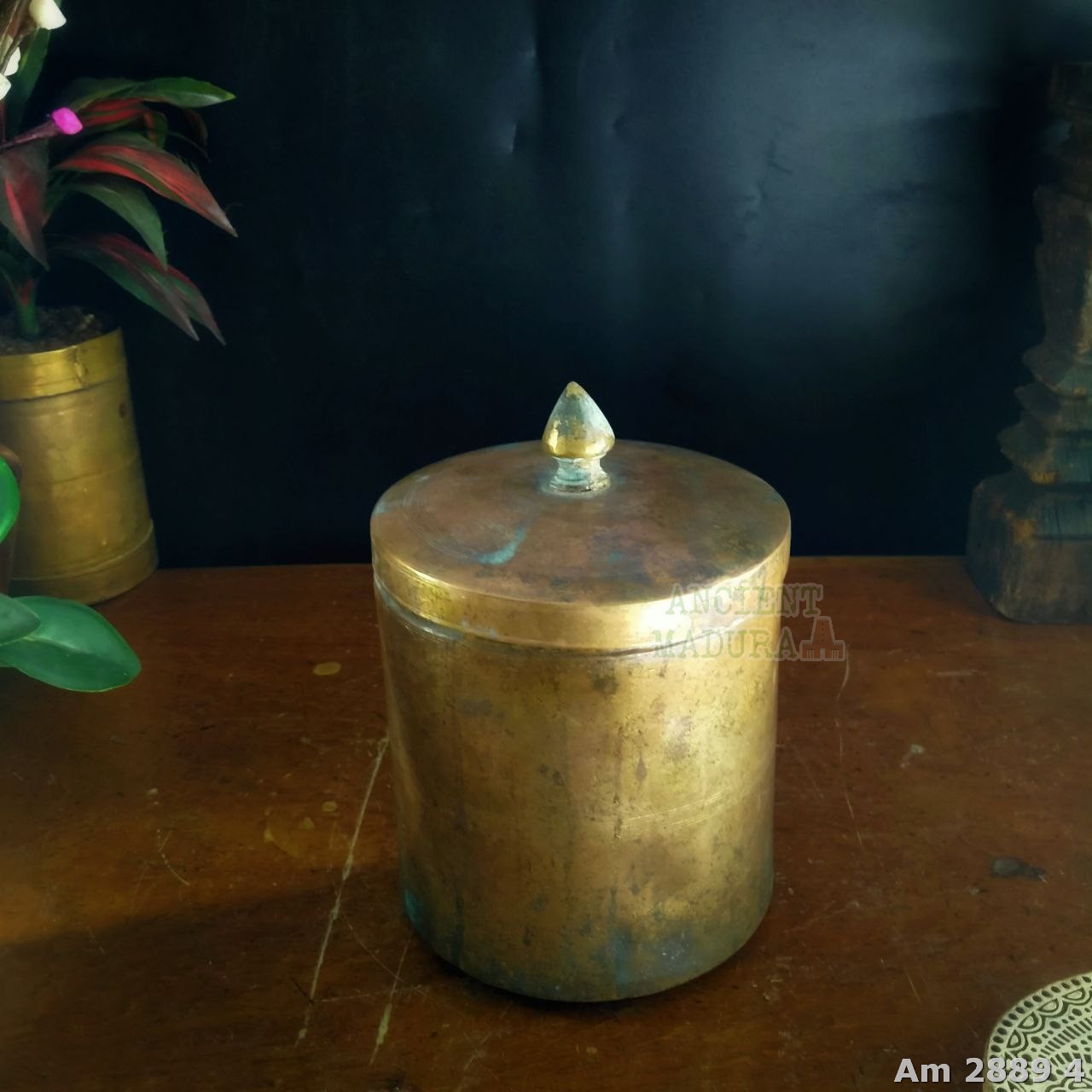 Brass Box with lid for storage