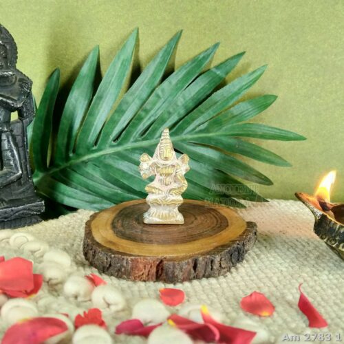 Brass Goddess Lakshmi statue