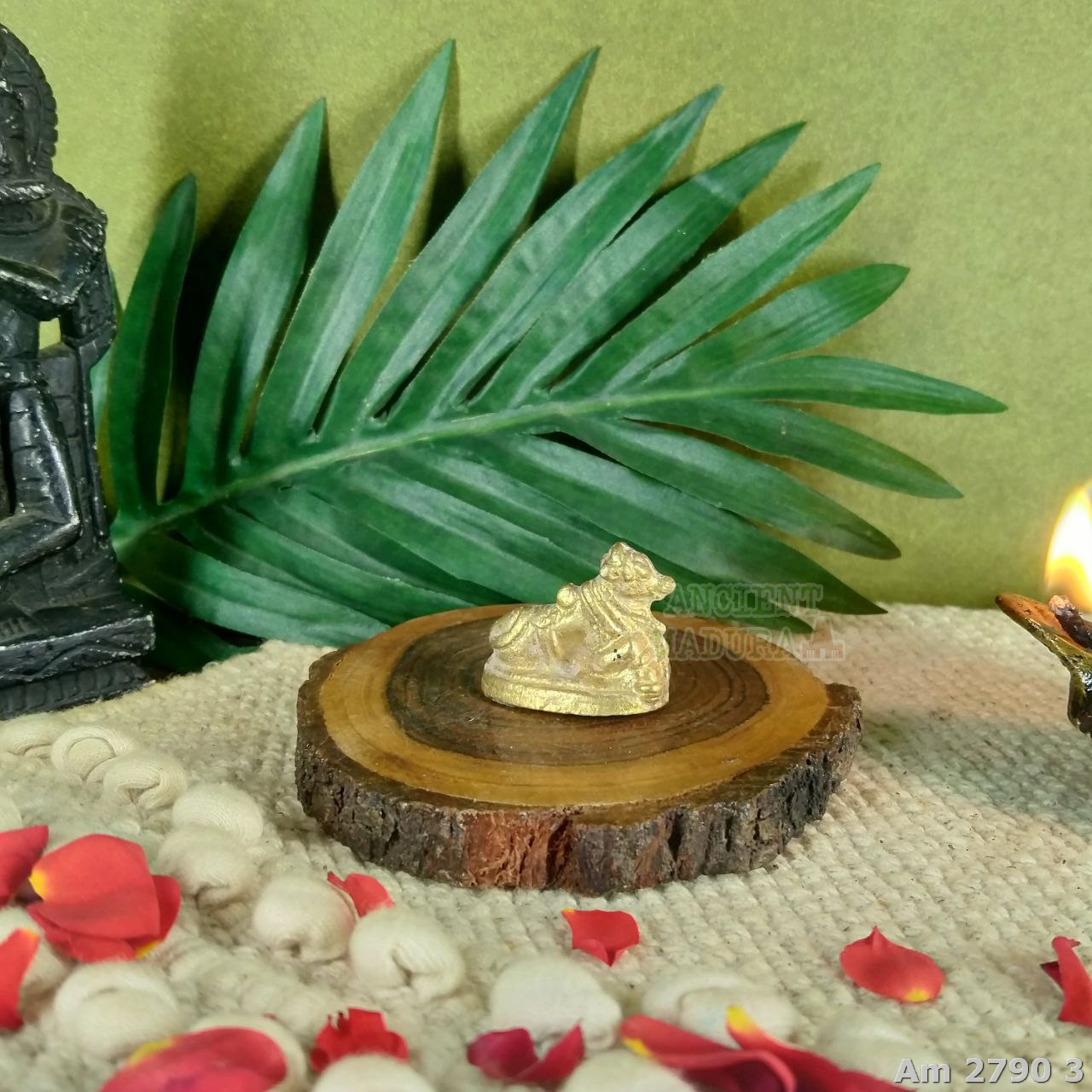 Brass Lord Nandi Statue