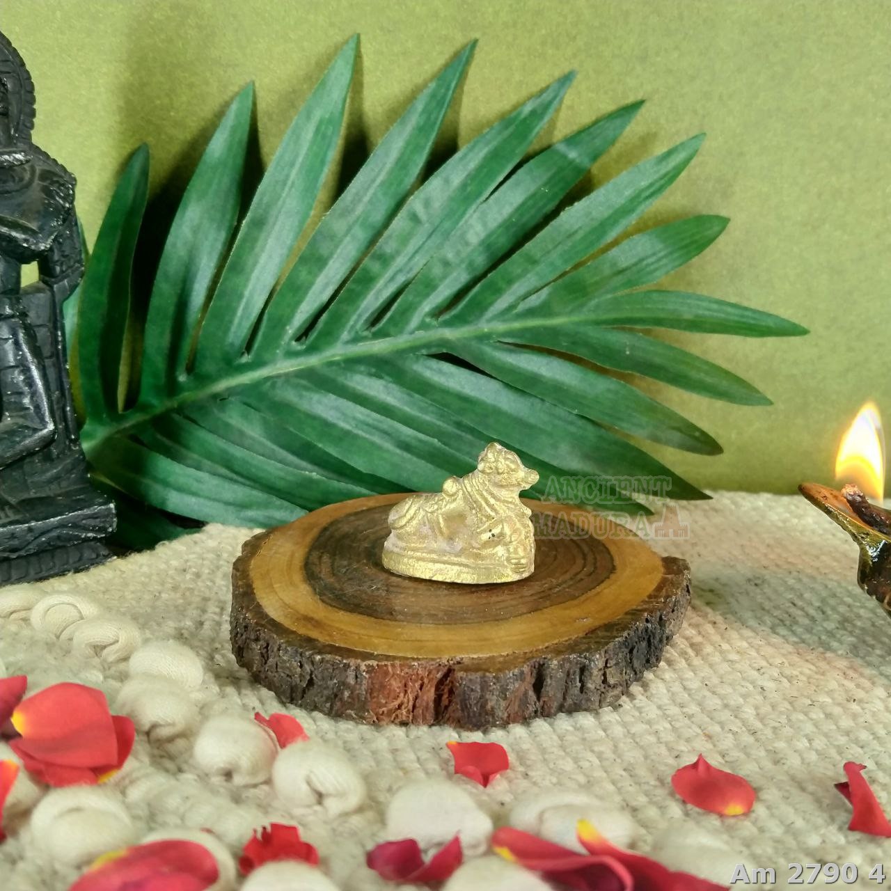 Brass Lord Nandi Statue