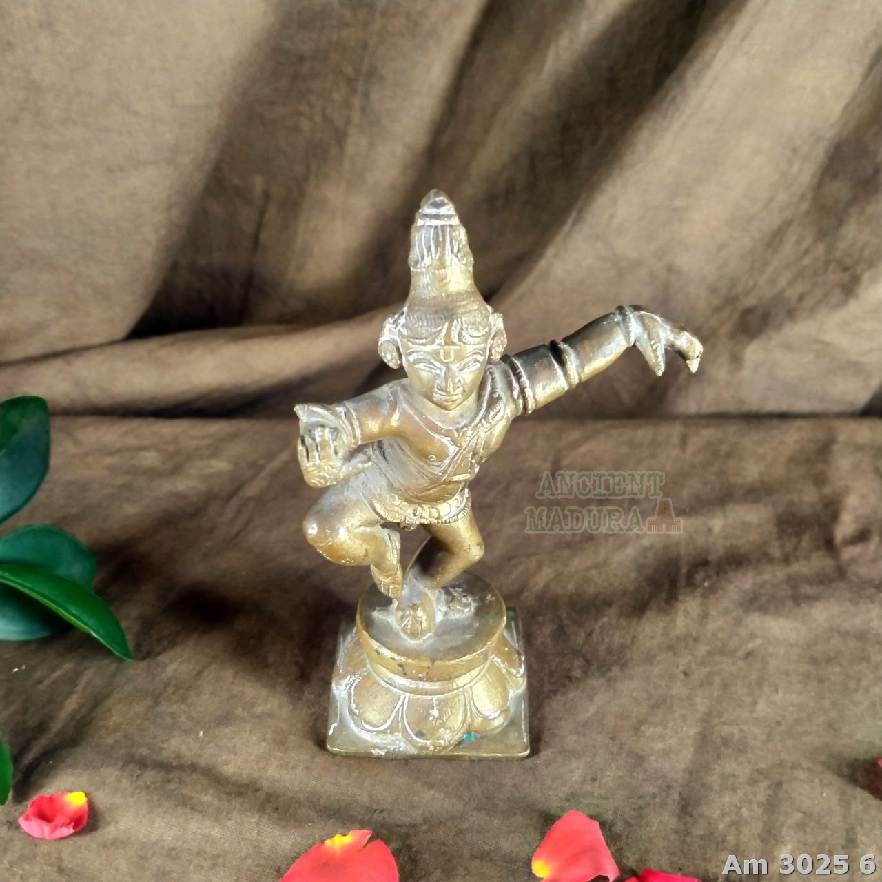 Bronze Dancing Balakrishna statue