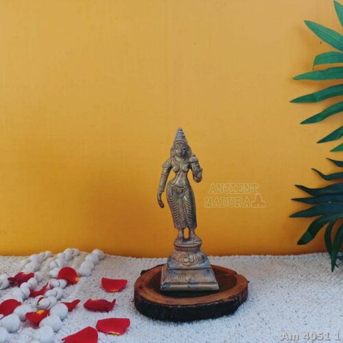 Brass Statue of Goddess Bhudevi
