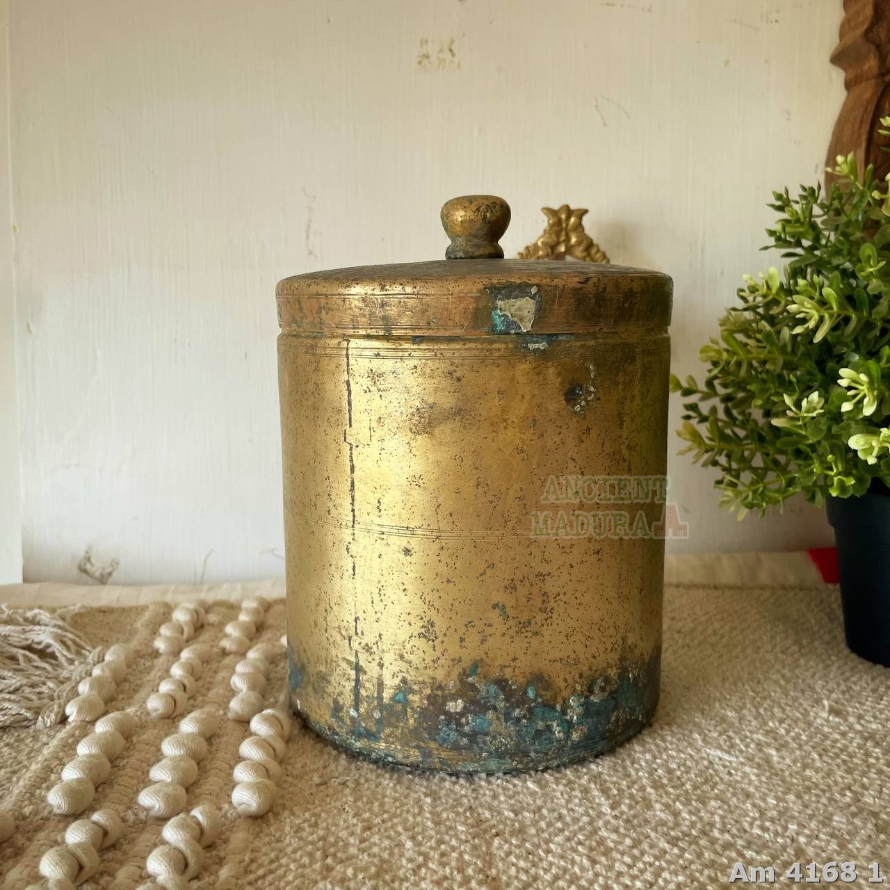 Brass Box with lid for storage