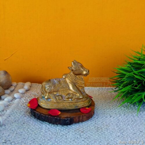 Brass Lord Nandi Statue