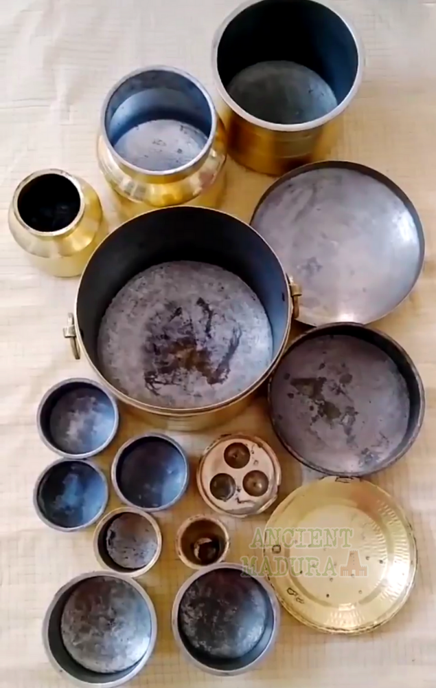 The complete rail adukku set laid out
