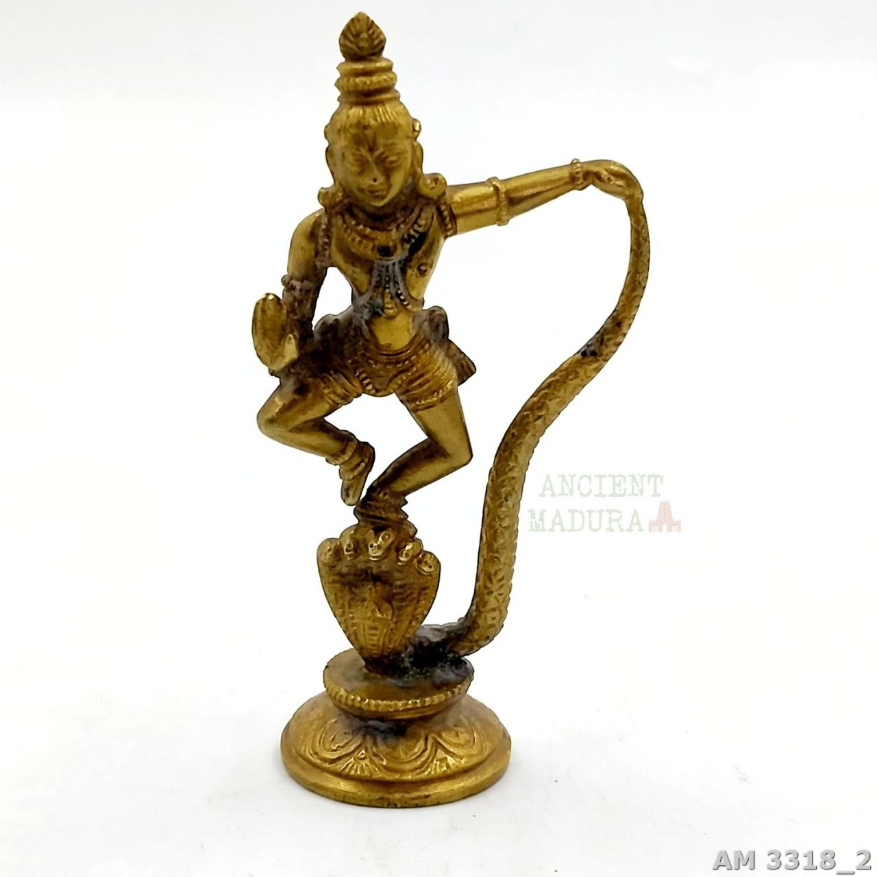 Lord Krishna Dancing over the serpent Kaliya - Image 3