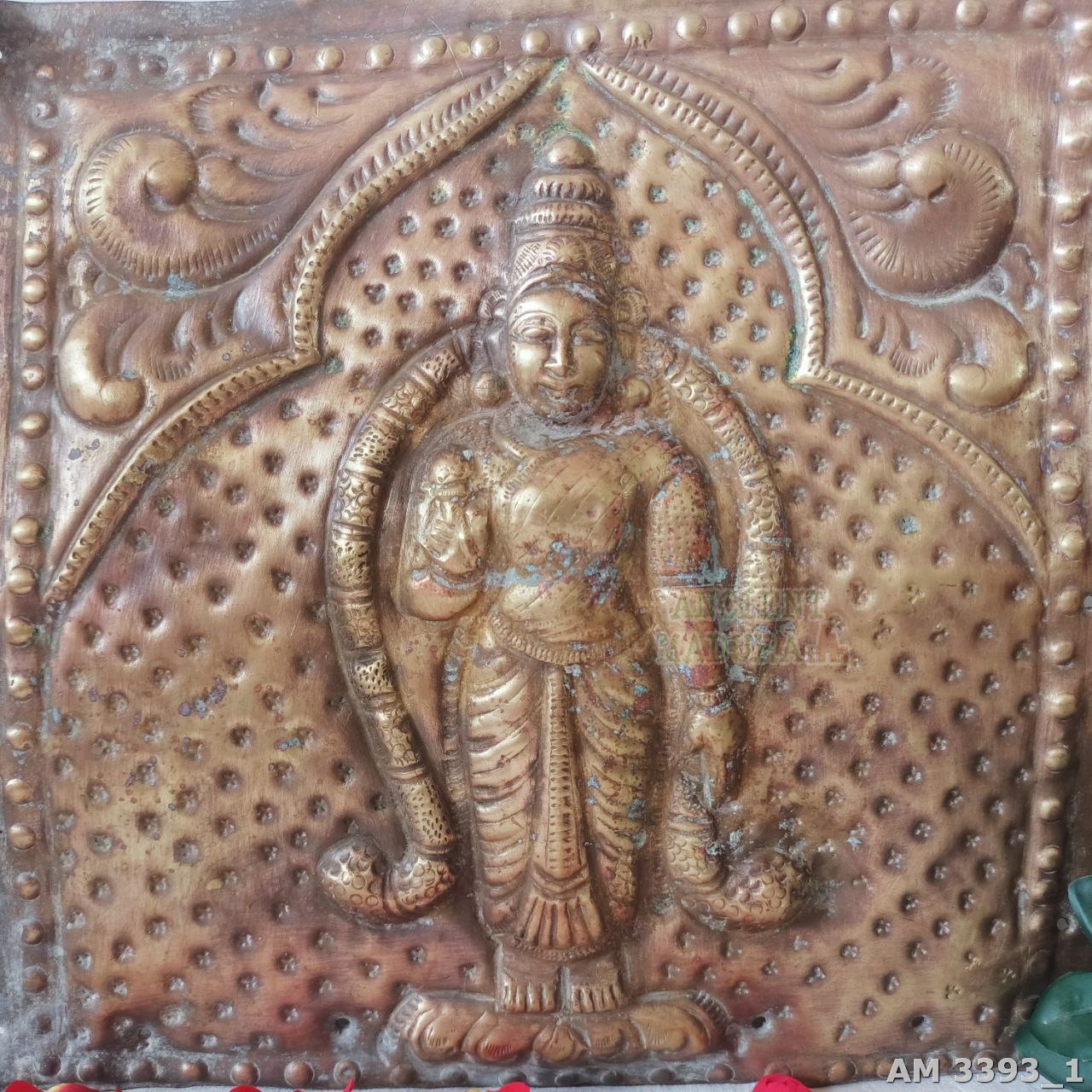 Goddess Brass Panel