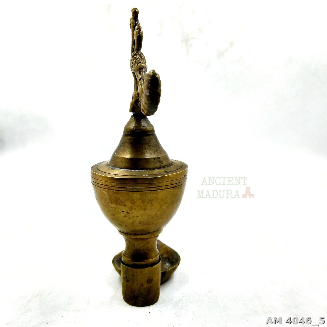 Chirk Bronze & Brass Bamboo Lamp