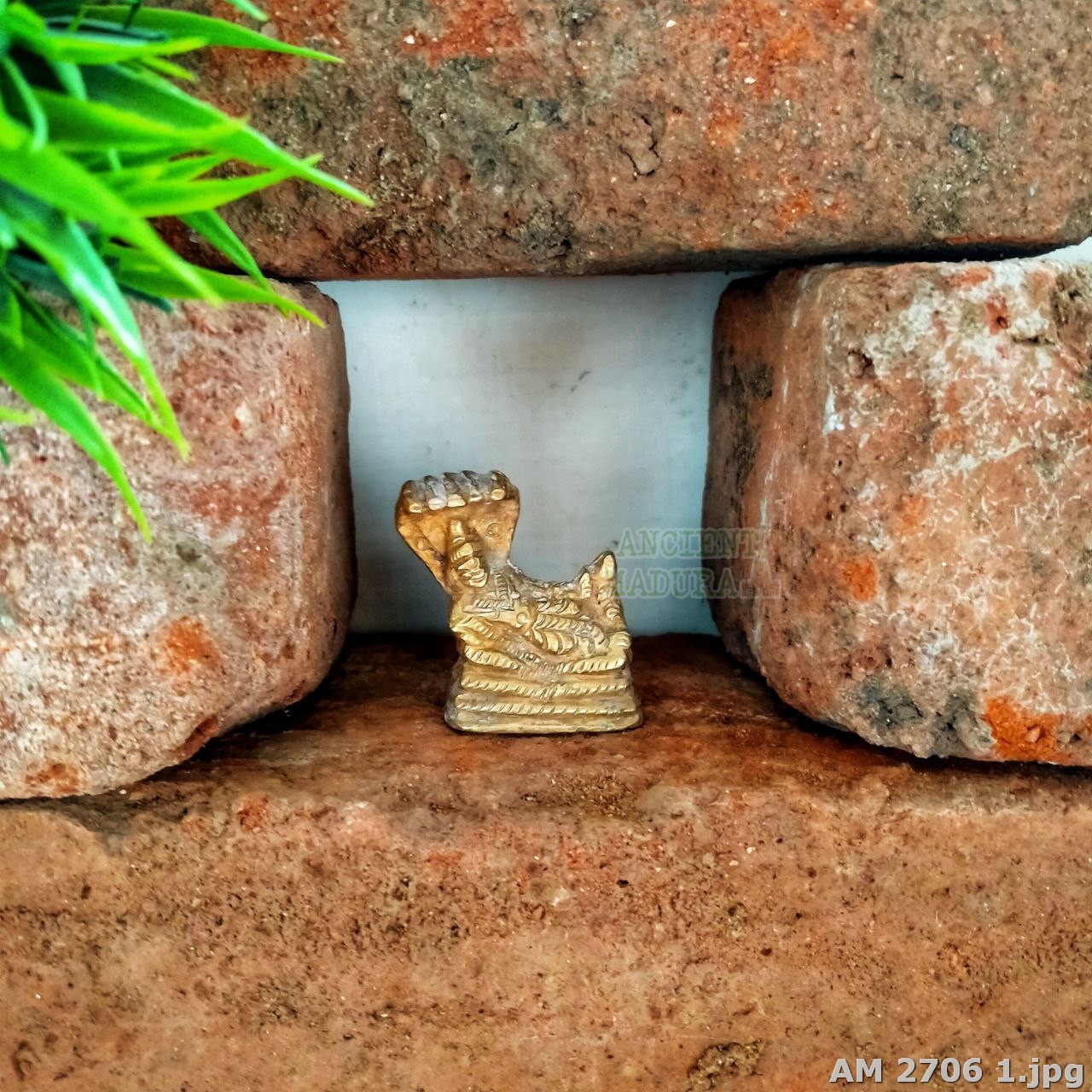 Brass Lord Vishnu Idol