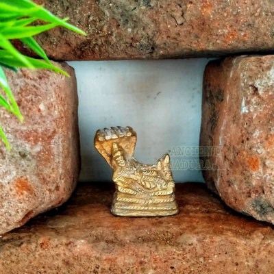 Brass Vishnu idol
