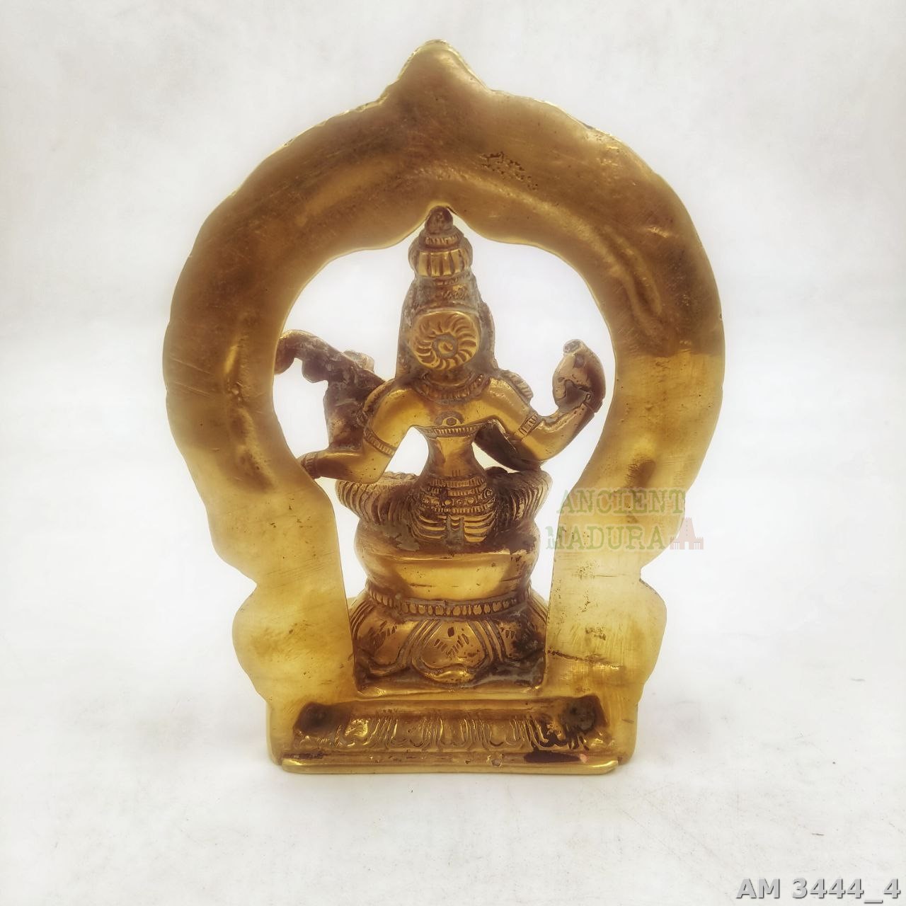 Bronze Goddess Saraswati Statue - Image 4