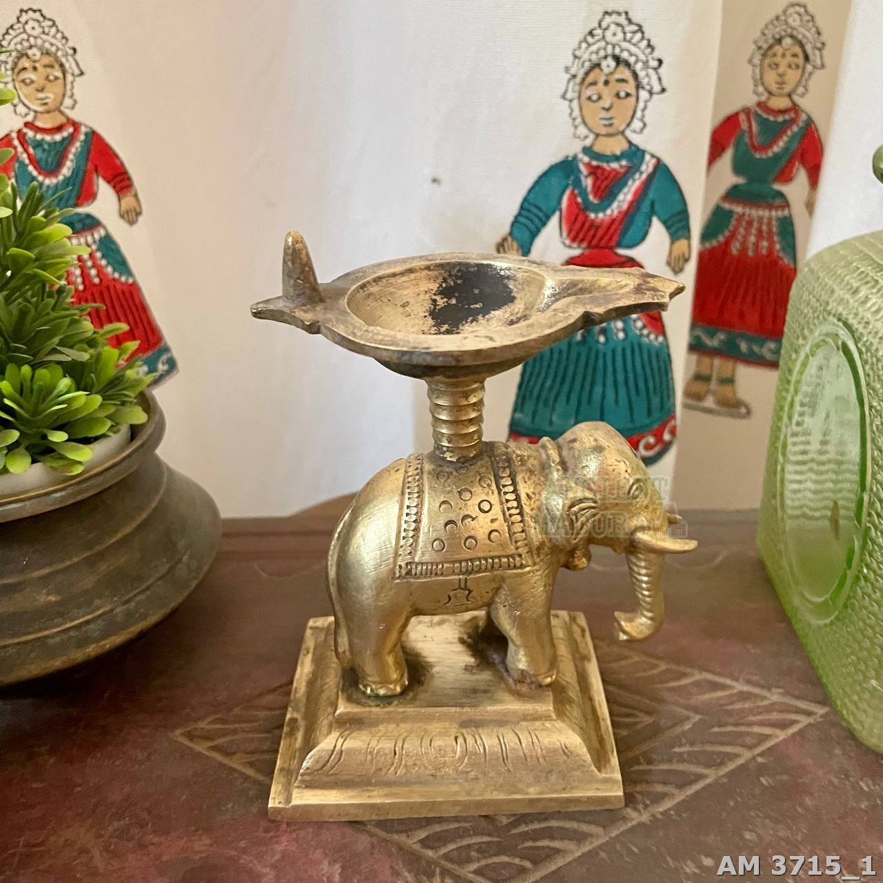 bronze yanai vilakku