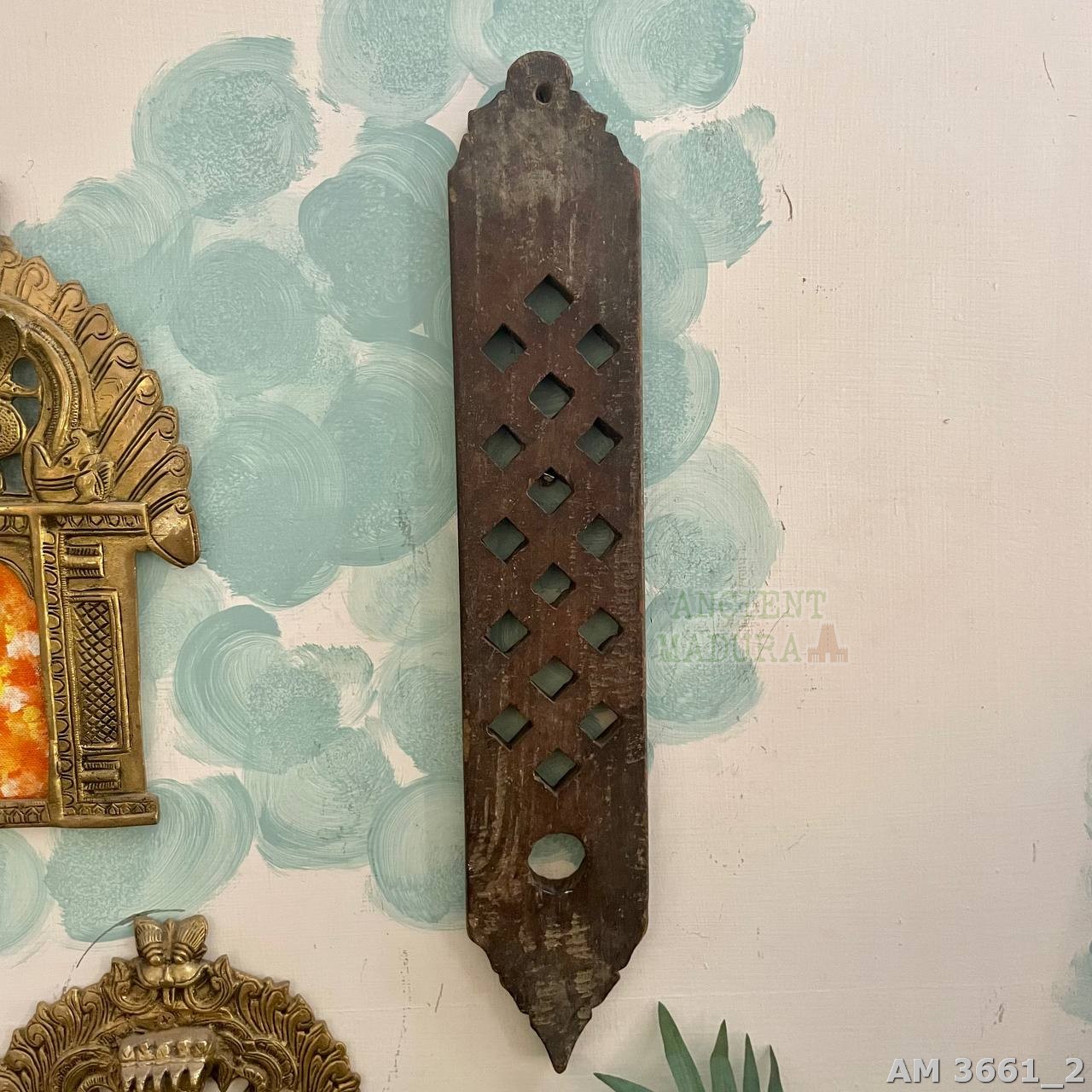 Vintage Wooden Spoon Holder - Image 2