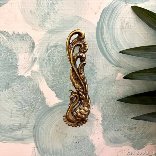 Brass Swan Door Handle