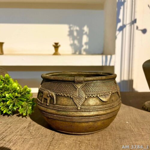 Brass Tribal Dhokra Bowl