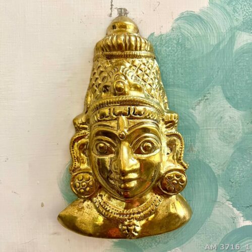 Brass Devi Face