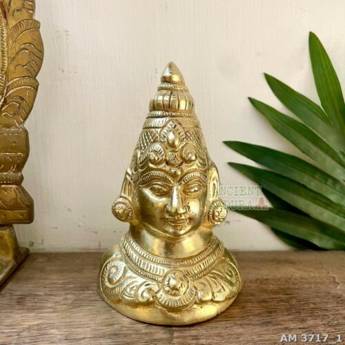 Bronze Devi Face