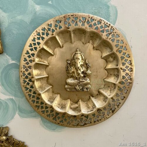 Brass Thanjavur Art Plate
