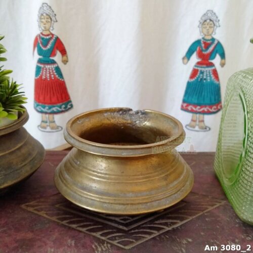 Bronze Ghee Pot (Damaged )