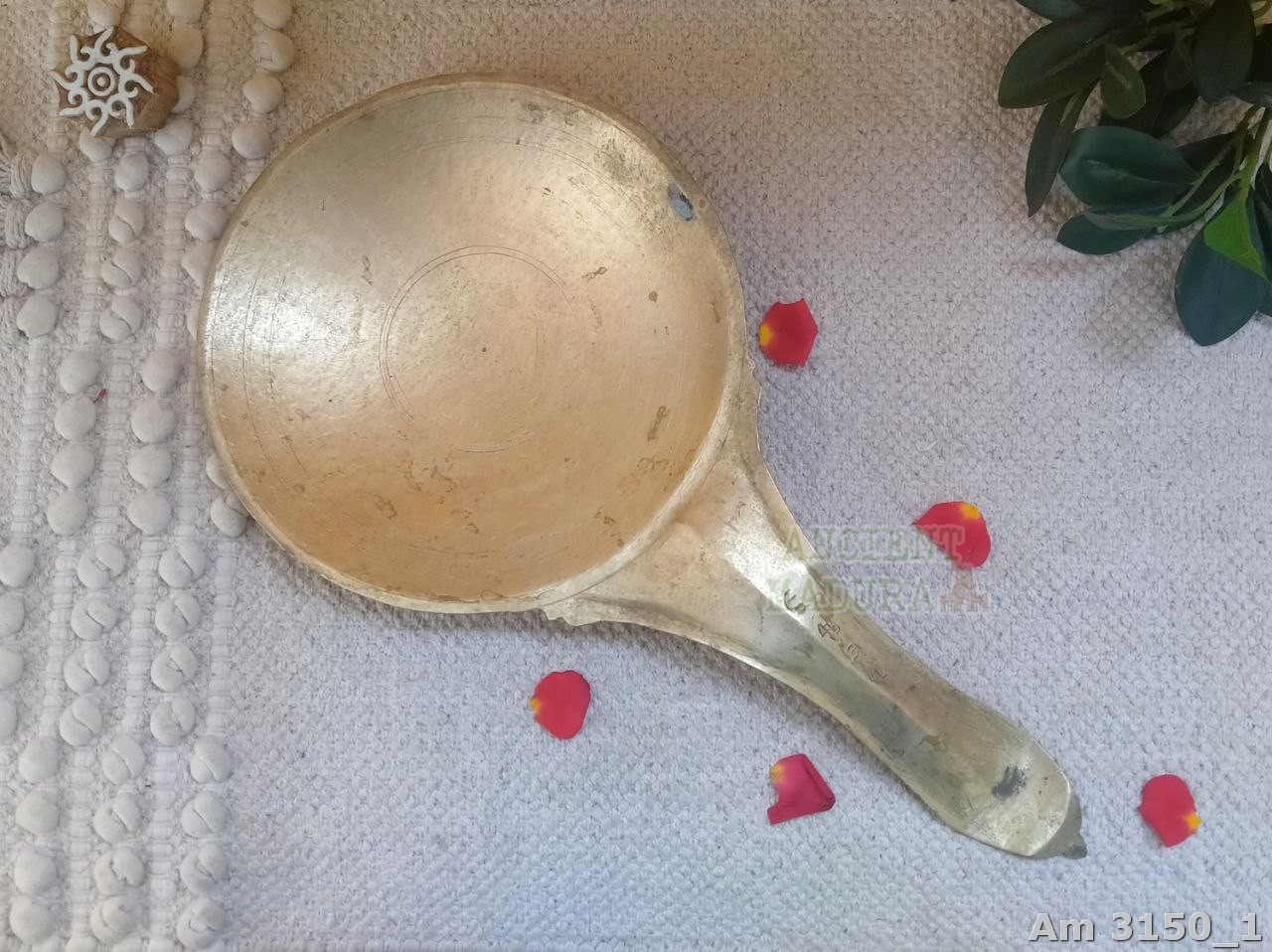 Brass Tailed Pooja platter